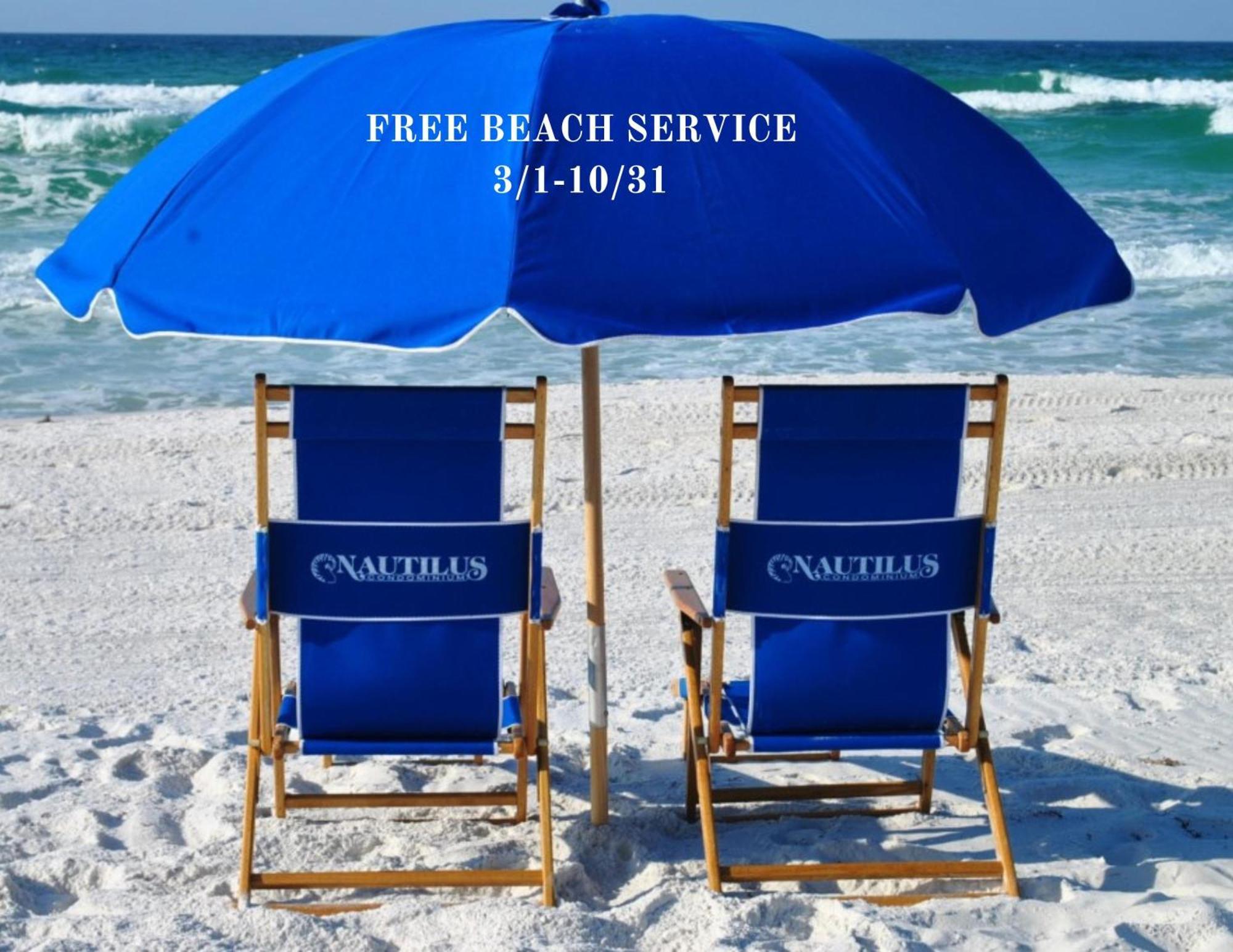 Nautilus 1201 - Gulf Front 2 Bedroom Huge Wrap Around Balcony 2Nd Floor! Fort Walton Beach Eksteriør bilde